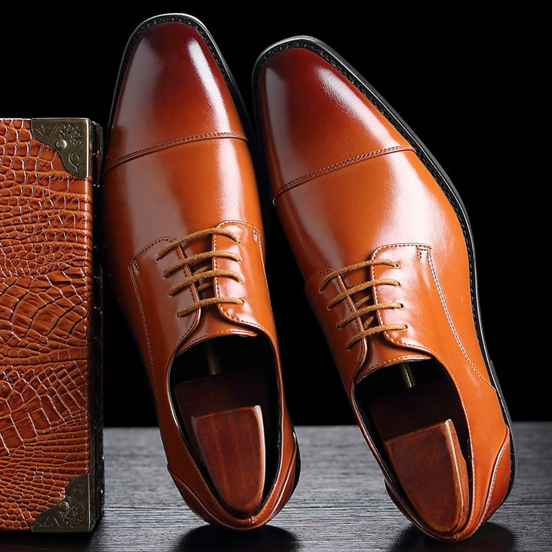 Men's British Style Business Shoes.