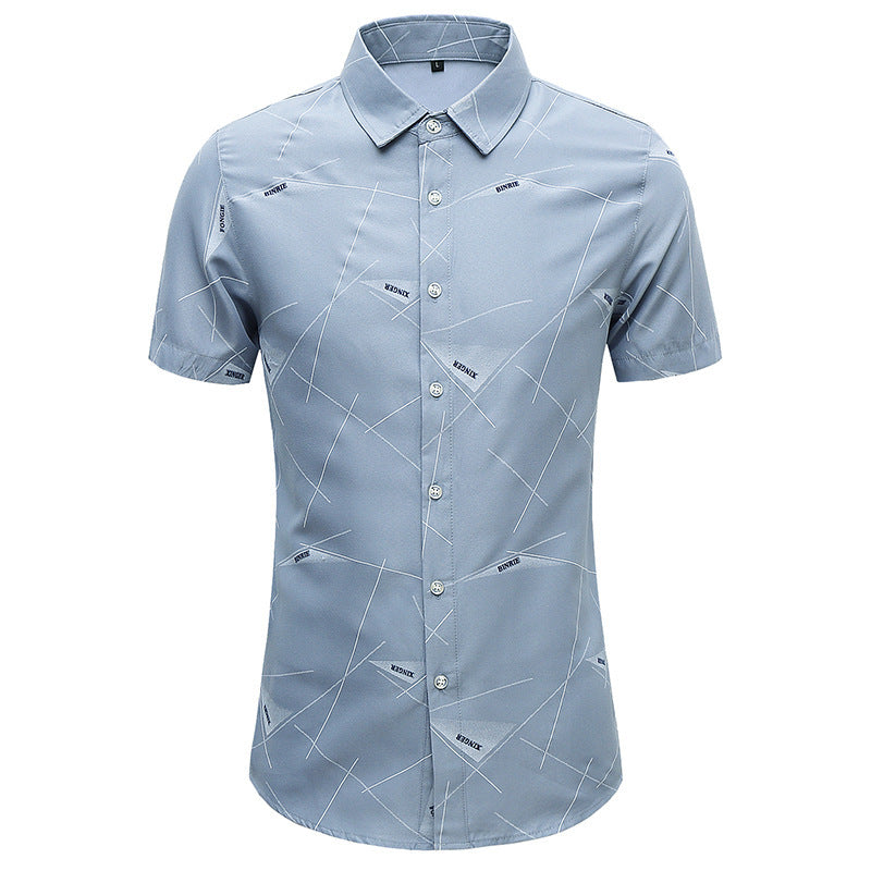 New Short Sleeved Shirts Men's Summer Casual Shirts