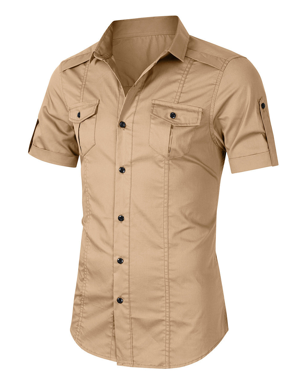 Workwear Shirts European And American Men's Shirts