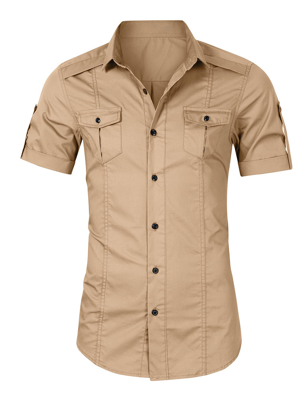 Workwear Shirts European And American Men's Shirts