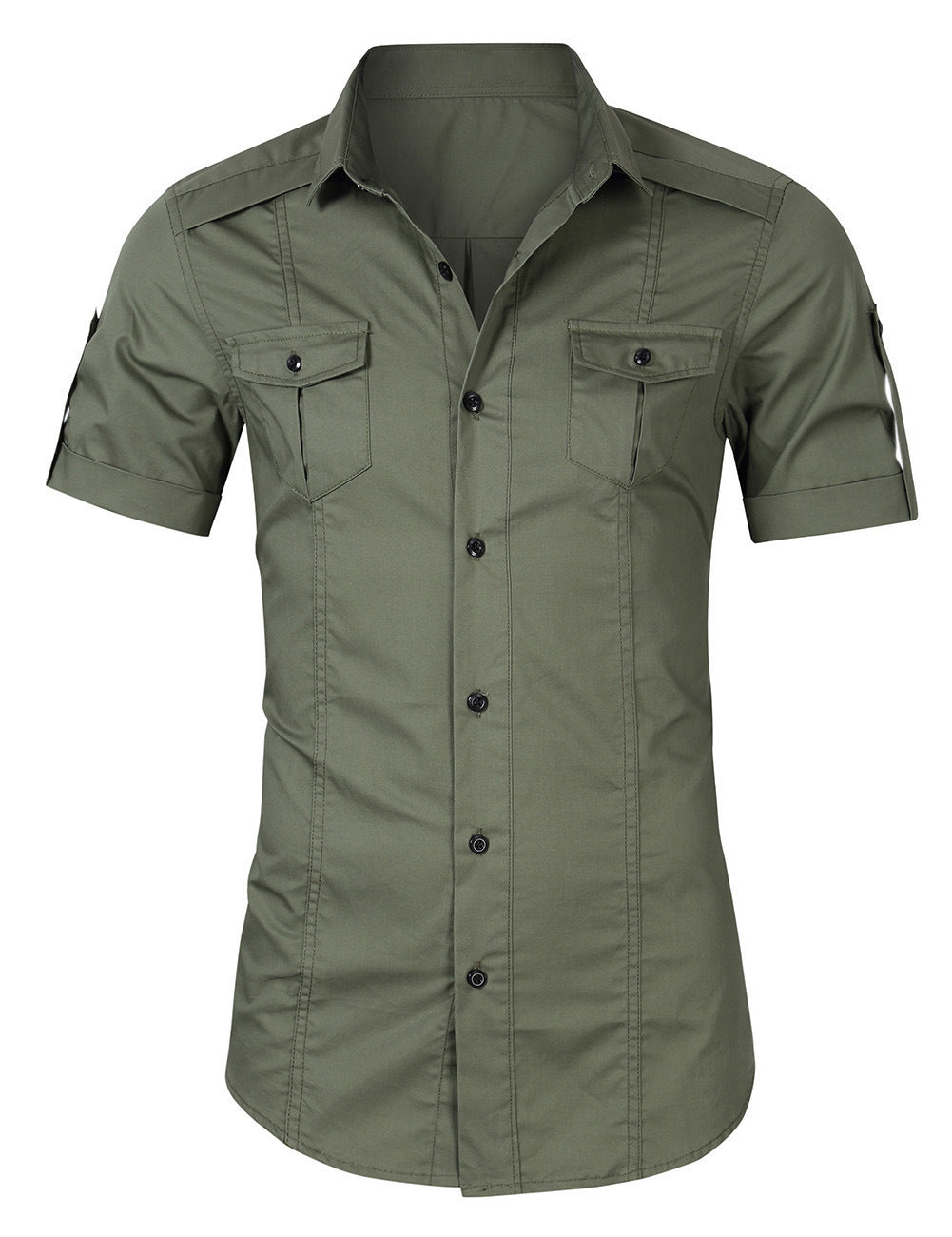 Workwear Shirts European And American Men's Shirts