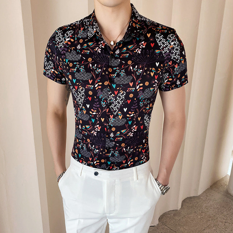 Men's Short-sleeved Shirts Popular Youth Shirts