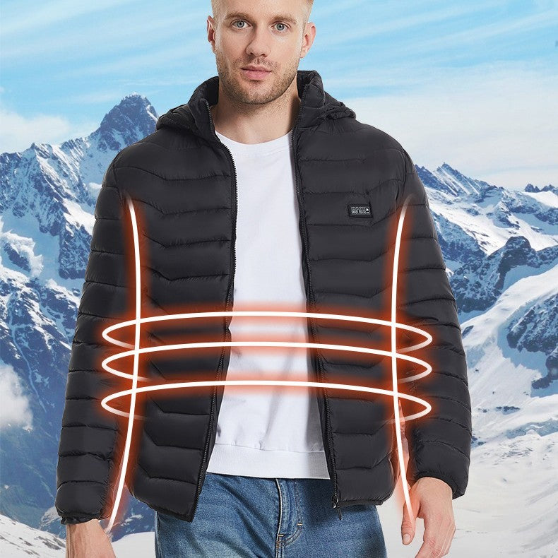 USB Charging And Heating Jacket Throughout The Body