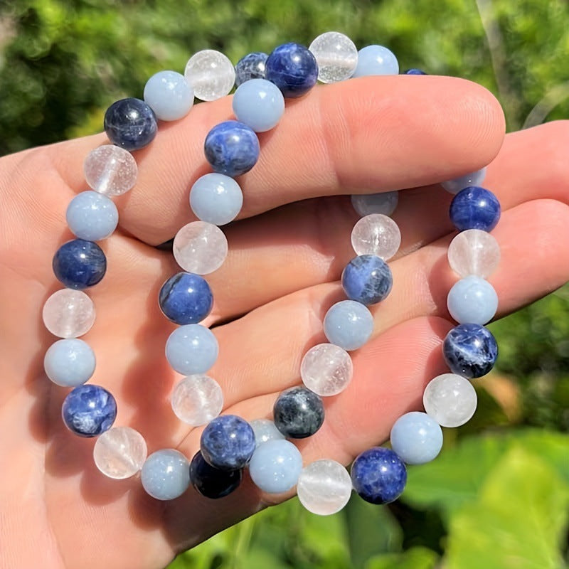 Women's Fashion Blue Beaded Bracelet