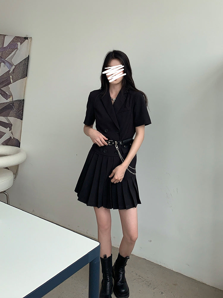 Asakawa Jiuyi Suit Dress Women''s Summer New Style