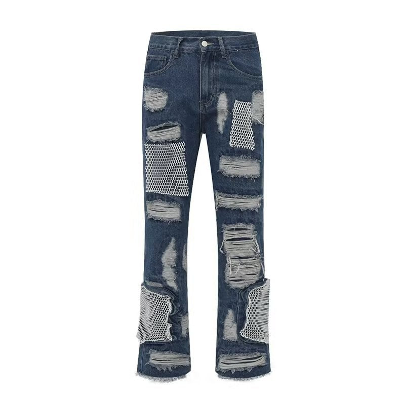 Heavy Industry Hole & Patch Jeans Men