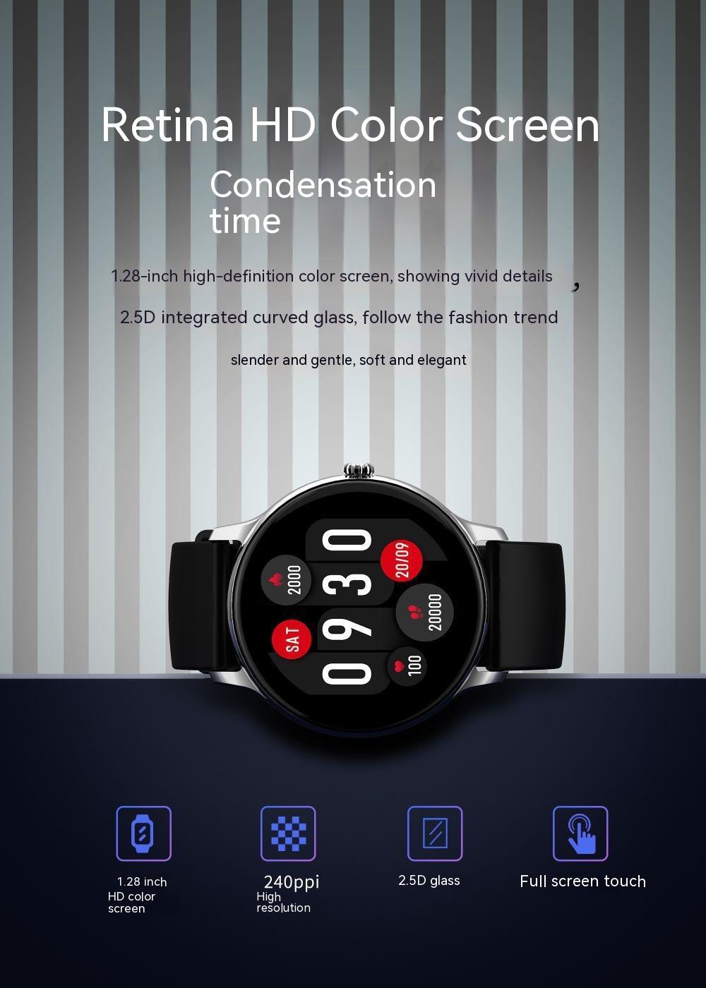 128-inch Blood Pressure Health Smart Watch