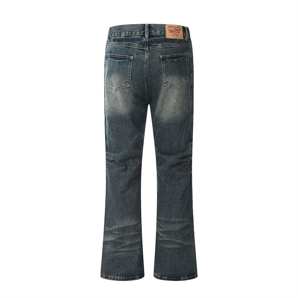 Fashion Personality Slightly Flared Jeans Men