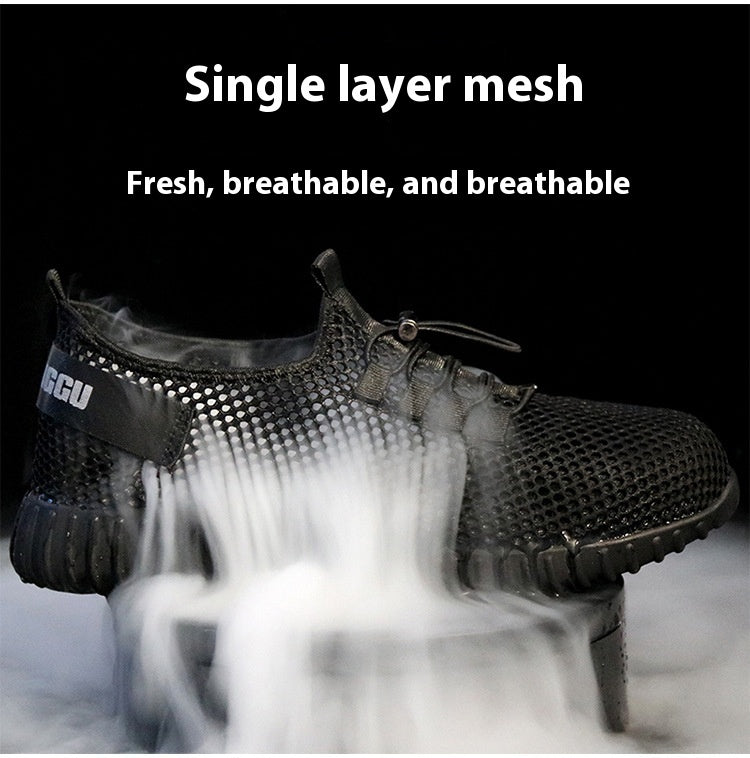 Anti Smashing And Puncture Labor Protection Shoes Are Breathable