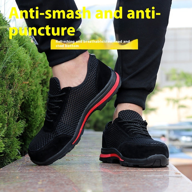 Anti Smashing And Puncture Labor Protection Shoes Are Breathable