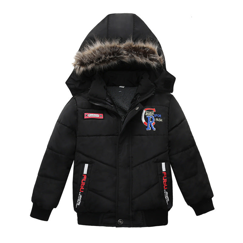 Small And Medium-Sized Boys Cotton-Padded Jackets