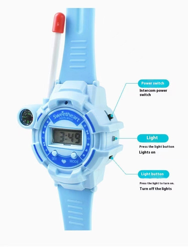 A Pair Of Children's Toy Walkie-talkie Watch Long-distance HD Wireless Call