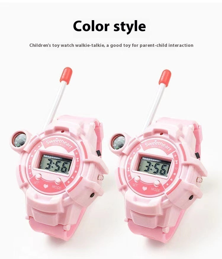 A Pair Of Children's Toy Walkie-talkie Watch Long-distance HD Wireless Call