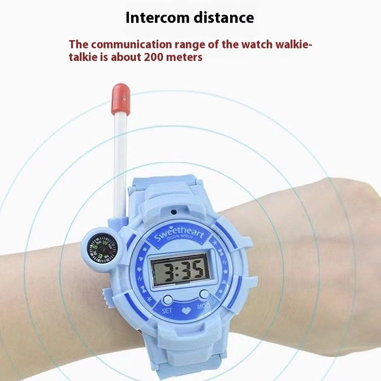 A Pair Of Children's Toy Walkie-talkie Watch Long-distance HD Wireless Call